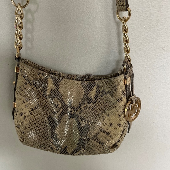 Michael Kors Handbags - Michael Kors snakeskin purse